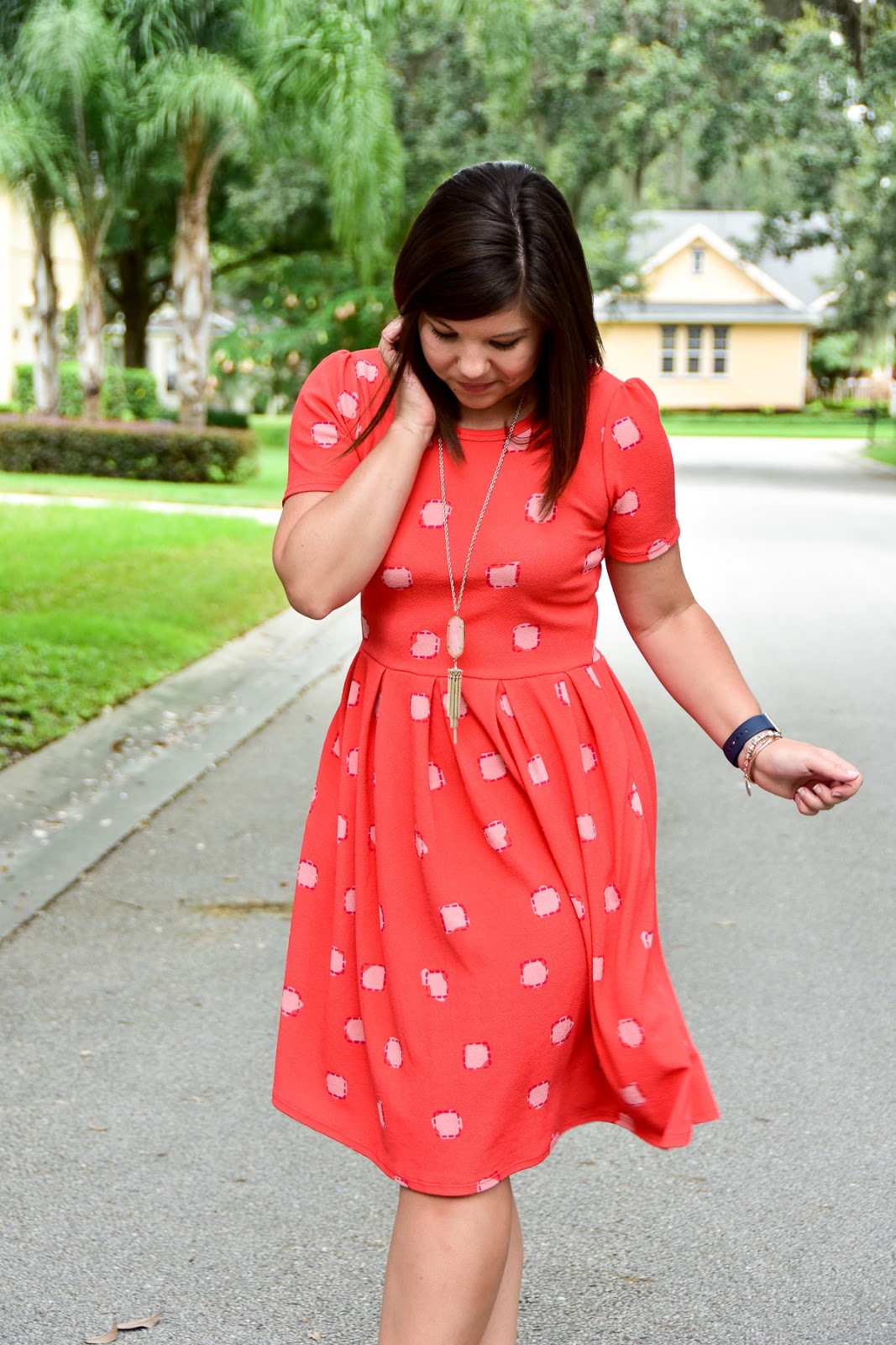 Lularoe polka online dot dress